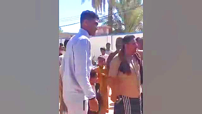 استقبال شعبي حافل لحارس المنتخب محمد أمان في حضرموت
